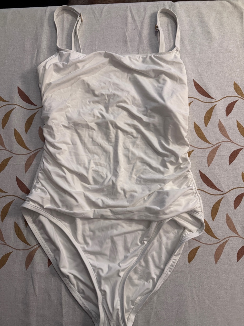 La Blanca White Tank One-Piece Swimsuit